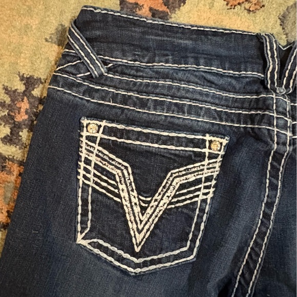 Vigoss Stretch Denim The Chelsea Slim Boot Cut Jeans Size 9/10 - Picture 8 of 11
